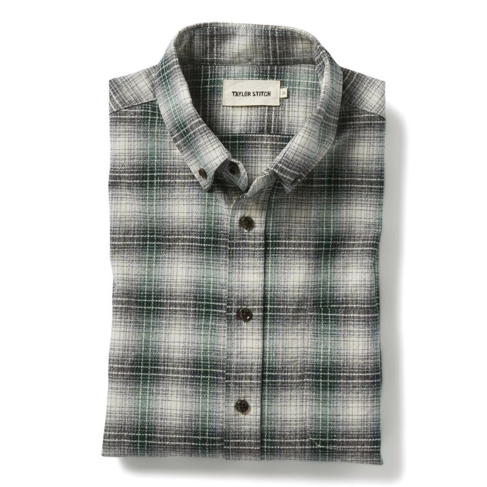 Taylor Stitch - The Jack in Spruce Nep Plaid L - 42